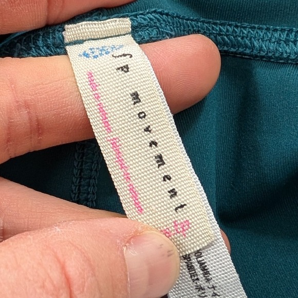 Free‎ People Movement Teal Leggings High Waisted Side Slits Womens Activewear XS - Picture 5 of 6
